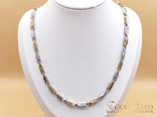 GOLDFILLED collana in acciaio inox 55cm/3mm (30g)