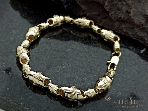 Bracciale GOLDFILLED antiallergico 22 cm/8 mm colore 14K