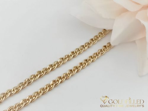 Cavigliera GOLDFILLED 28cm/3,8mm colore 18K