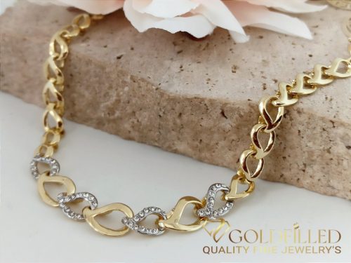 Bracciale GOLDFILLED antiallergico 19cm/5-9mm colore 14K