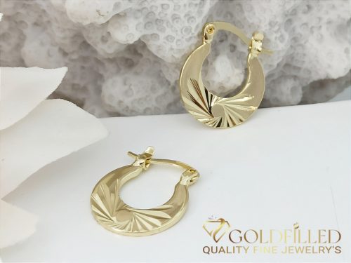 Orecchino GOLDFILLED antiallergico 20,5mm colore 18K