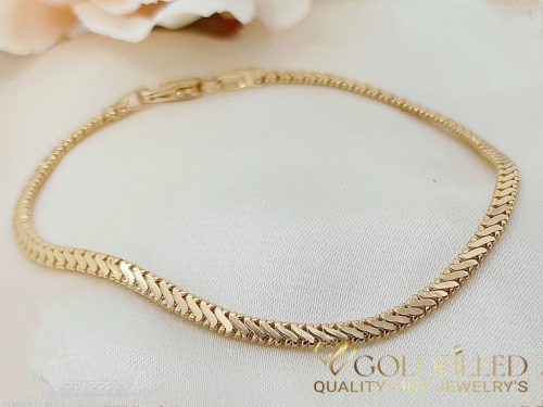 Bracciale GOLDFILLED antiallergico 19/3mm colore 18K