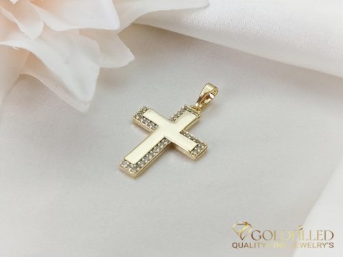 Pendente GOLDFILLED antiallergico 30mm colore 14K