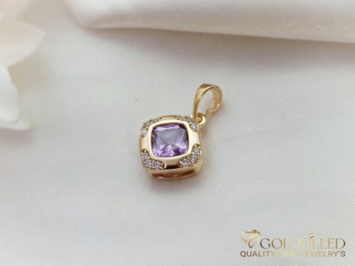 Pendente GOLDFILLED antiallergico 20mm colore 18K