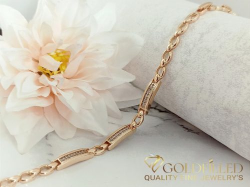 Bracciale GOLDFILLED antiallergico 19/6mm 18K colore 18K