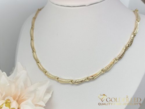 Collana GOLDFILLED antiallergica 50cm lunga e 4mm larga colore 14K