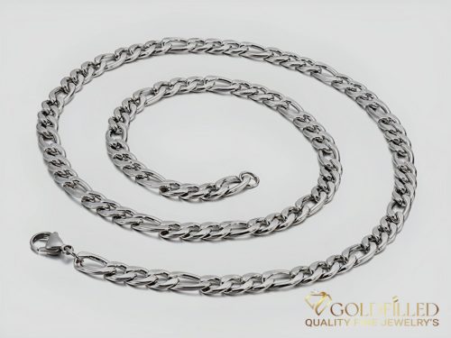 GOLDFILLED collana in acciaio inox 55cm/6,5 mm (50g)