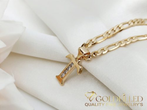 Collana GOLDFILLED antiallergica 45cm + Bracciale 19cm colore 14K