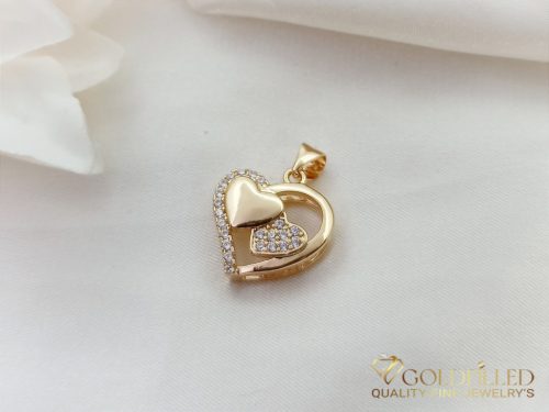 Pendente GOLDFILLED antiallergico 20mm colore 18K