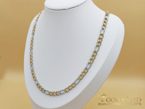 GOLDFILLED collana in acciaio inox 55cm/6,5 mm (50g)