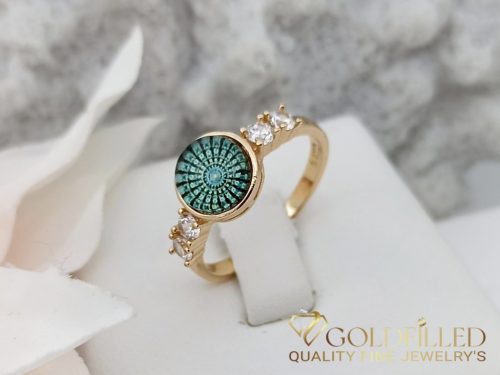 Anello GOLDFILLED antiallergico, diverse misure colore 18K