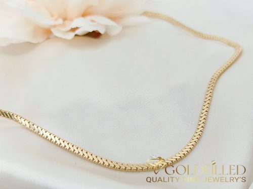 Collana GOLDFILLED antiallergica 50cm/3mm colore 18K