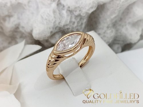 Anello GOLDFILLED antiallergico, diverse misure colore 18K