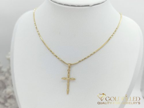 Collana GOLDFILLED antiallergica 55cm/1mm + Pendente colore 14K