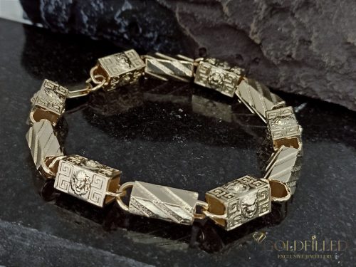 Bracciale GOLDFILLED antiallergico 22 cm/10 mm colore 14K