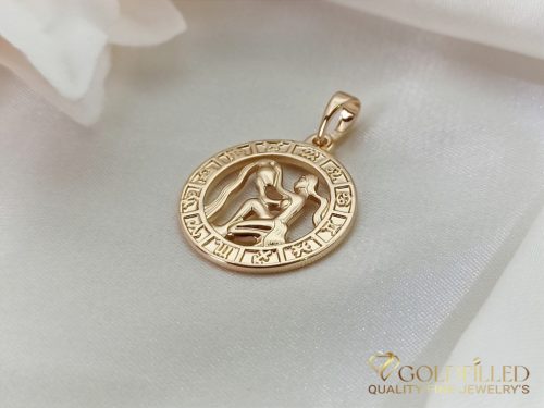 Orecchino GOLDFILLED antiallergico con pendente 28mm colore 18K