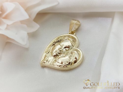 Pendente GOLDFILLED antiallergico 40mm colore 14K