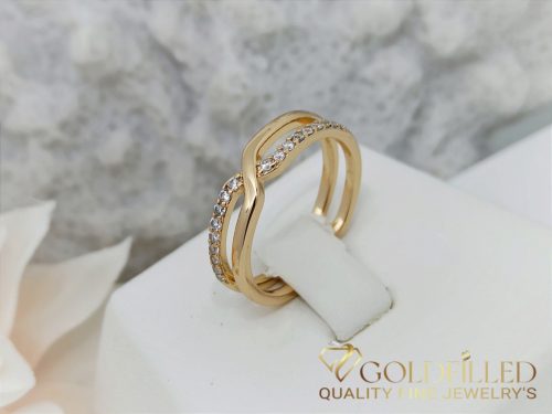 Anello GOLDFILLED antiallergico, diverse misure colore 18K