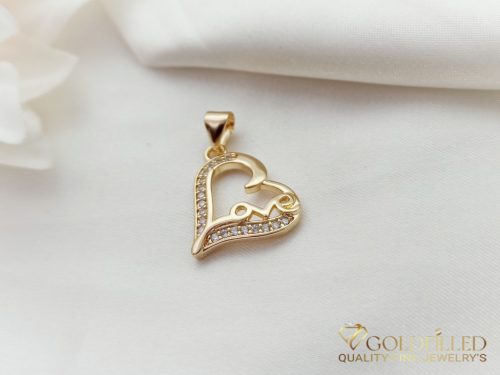 Pendente GOLDFILLED antiallergico 23mm colore 14K