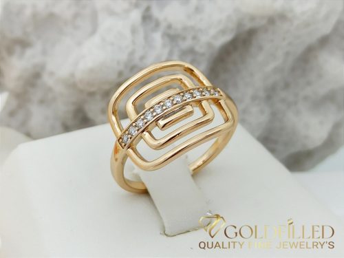 Anello GOLDFILLED antiallergico, diverse misure colore 18K