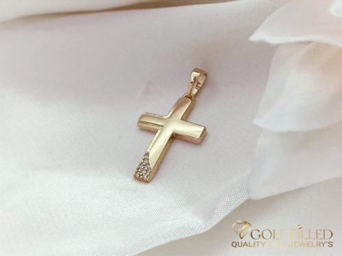 Pendente GOLDFILLED antiallergico 27mm colore 14K