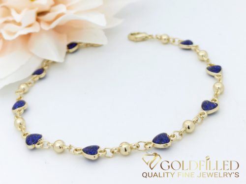 Bracciale GOLDFILLED antiallergico 19/3,5mm colore 18K