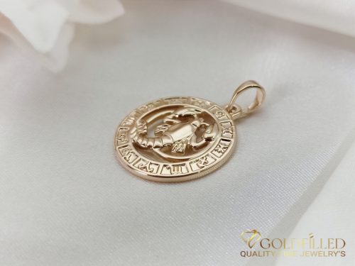 Orecchino GOLDFILLED antiallergico con pendente 28mm colore 18K